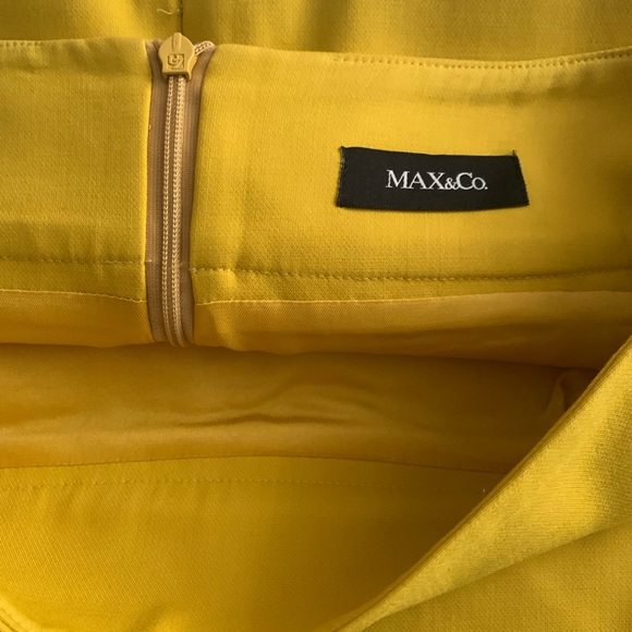 Max&Co Yellow Mini Skirt - Picture 6 of 8